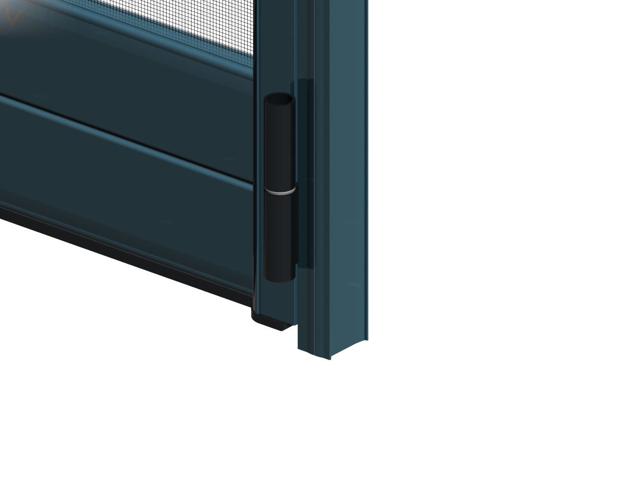 Opening Double Door with plastic corner Thumbnail