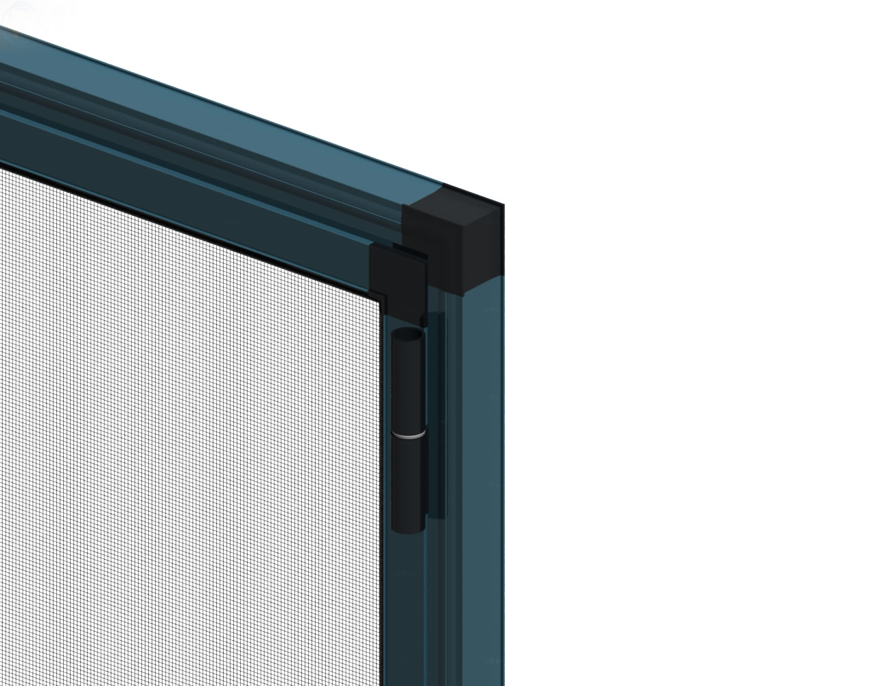 Opening Double Door with plastic corner Thumbnail