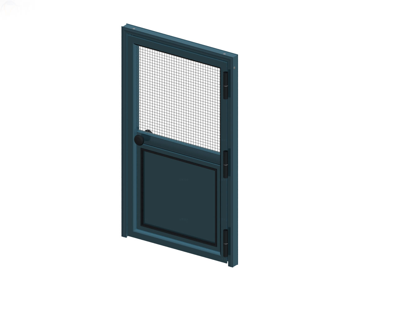 Opening Single Door with aluminium sheet